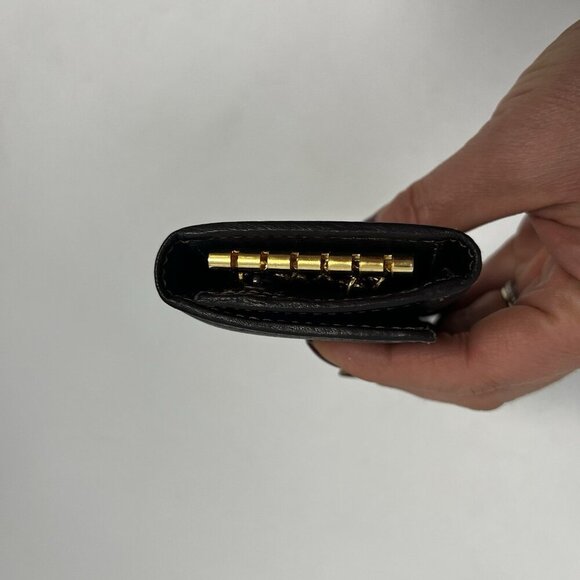 Genuine Leather Small Dark Brown Key Holder Wallet Unisex - Picture 5 of 16